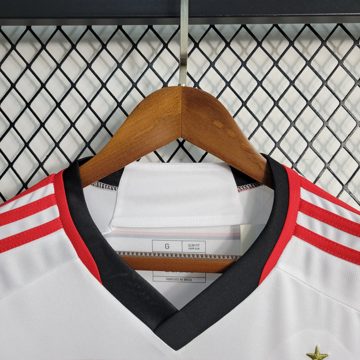 Camisa Flamengo Away 23/24 Torcedor Adidas Masculina - Branca