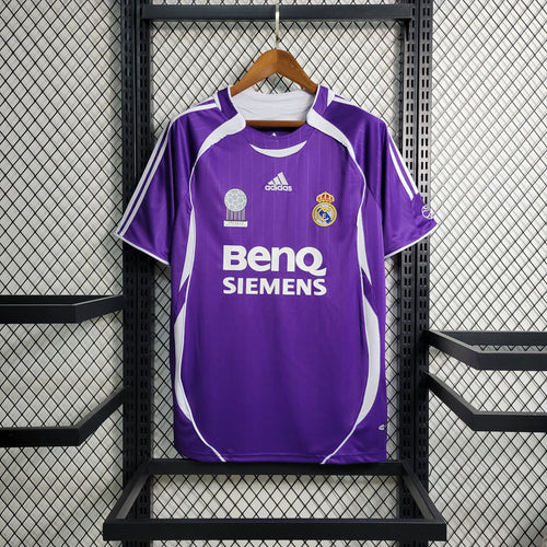 Camisa Retrô Real Madrid 05/2006 | Adidas Masculina - Roxa