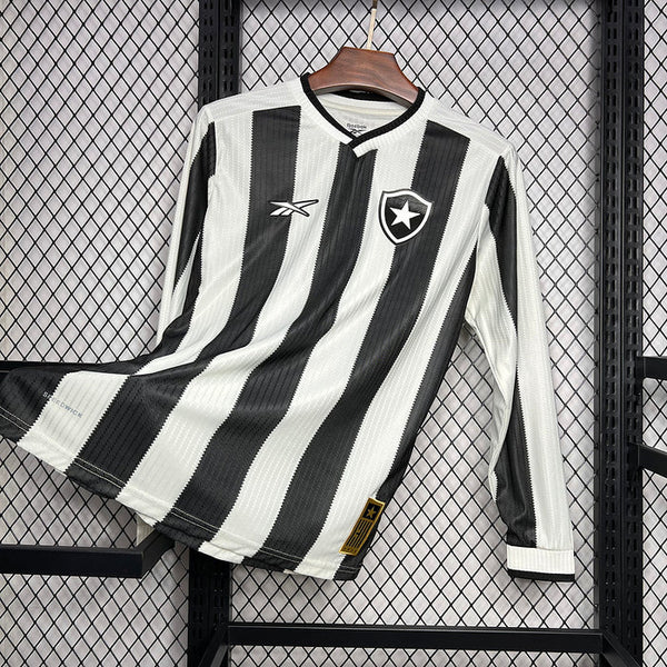 Camisa manga longa Botafogo 24/25 Preta e Branca 