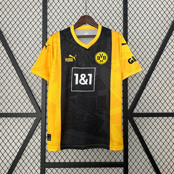 Camisa BORUSSIA DORTMUND | 24/2025 Torcedor Puma Masculina - Amarelo e Preto-Futebol-moda-masculino-roupa-BVB-REUS-PRIMEIRA-LINHA