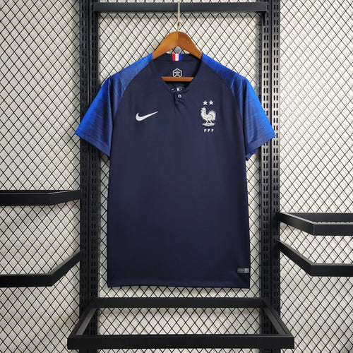 Camisa Retrô França 2018 | Nike Masculina - Azul - mbappe - copa do mundo - camisa franca