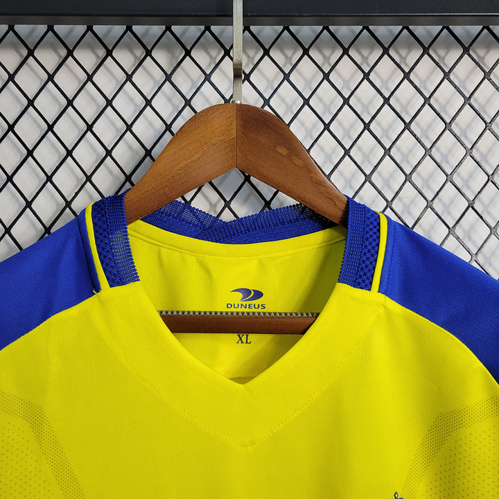 Camisa Al Nassr Home 23/24 Torcedor Nike Masculina - Amarelo e Azul