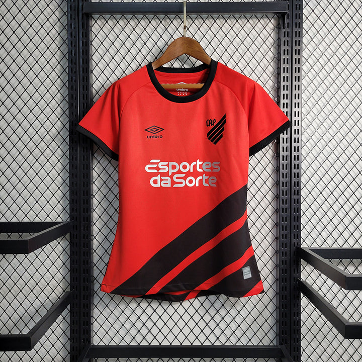 Camisa Athlético Paranaense Home 23/24 Torcedor Umbro Feminina - Vermelha