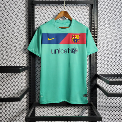 Camisa Retrô Barcelona 10/2011 | Nike Masculina - Verde Água