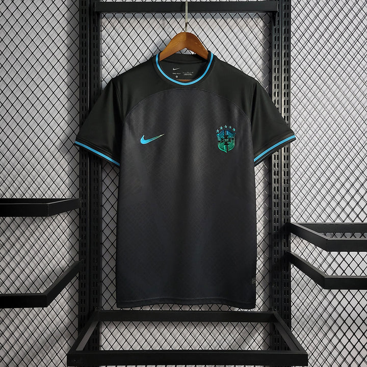 Camisa Brasil Away Torcedor Nike Masculina - Edição Especial Preta