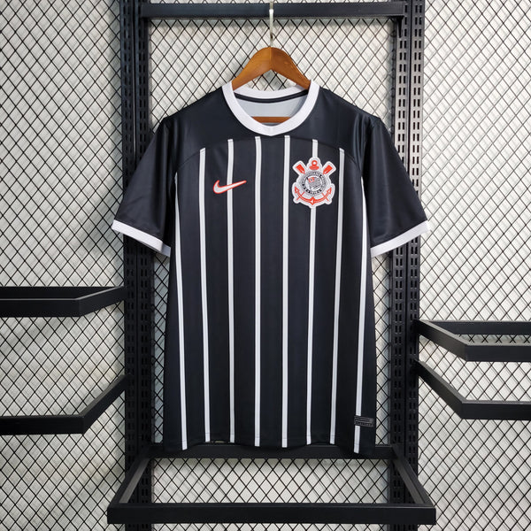 Camisa Corinthians Away 23/24 Torcedor Masculina Nike - Preta