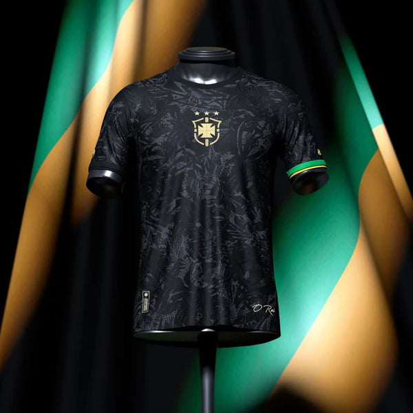 Camisa Brasil "O Rei" 2024 - Edição Exclusiva em homenagem ao Rei Pelé (PRONTA ENTREGA)