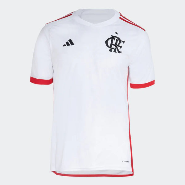 Camisa Flamengo Away 24/25 Torcedor Adidas Masculina - Branca