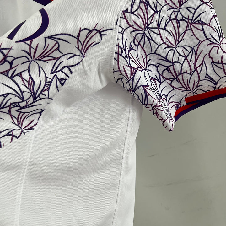 Camisa Fiorentina Away 23/24 Torcedor Kappa Masculina - Branca