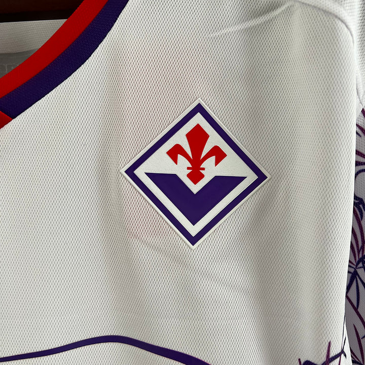 Camisa Fiorentina Away 23/24 Torcedor Kappa Masculina - Branca