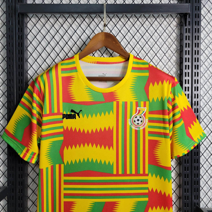 Camisa Ghana Home 23/24 Torcedor Puma Masculina - Amarela