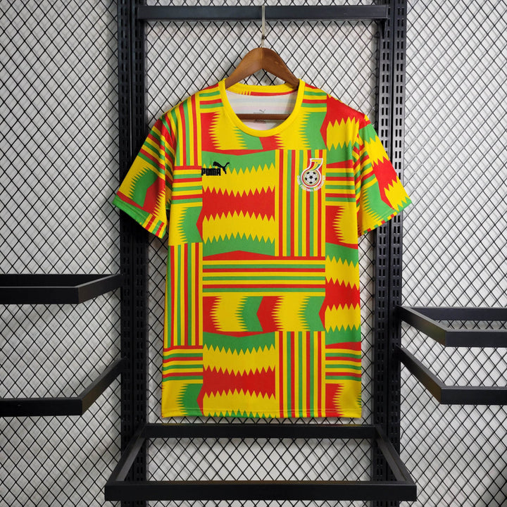 Camisa Ghana Home 23/24 Torcedor Puma Masculina - Amarela