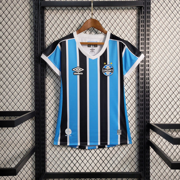 Camisa Grêmio Home 23/24 Torcedor Umbro Feminina 