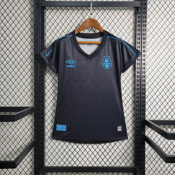 Camisa Grêmio Away 24/25 Torcedor Umbro Feminina - Preta