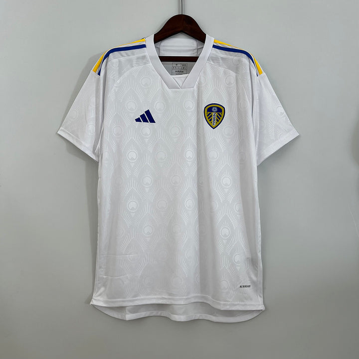 Camisa Leeds Home I 23/24 Masculina Modelo Torcedor - Branca