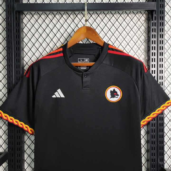 Camisa Roma 23/24 Preta III Adidas