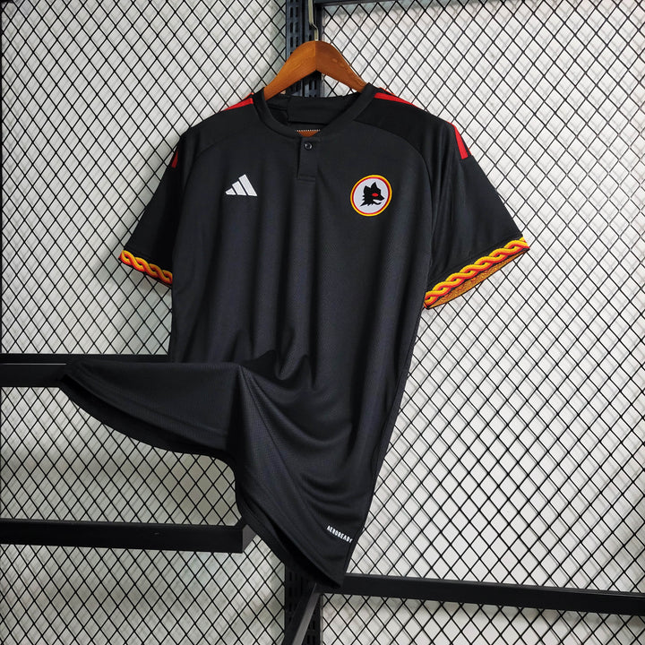 Camisa Roma 23/24 Preta III Adidas