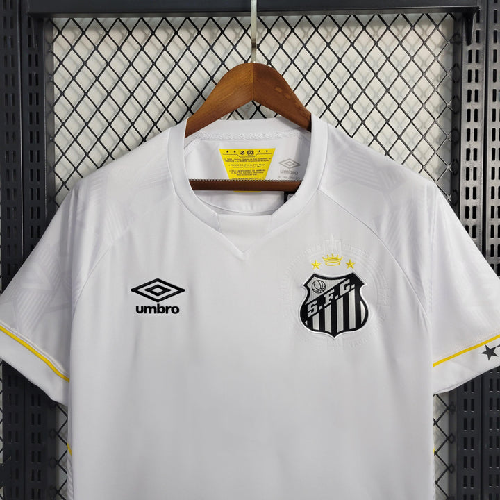 Camisa Santos Home 23/24 Torcedor Umbro Masculina - Branca