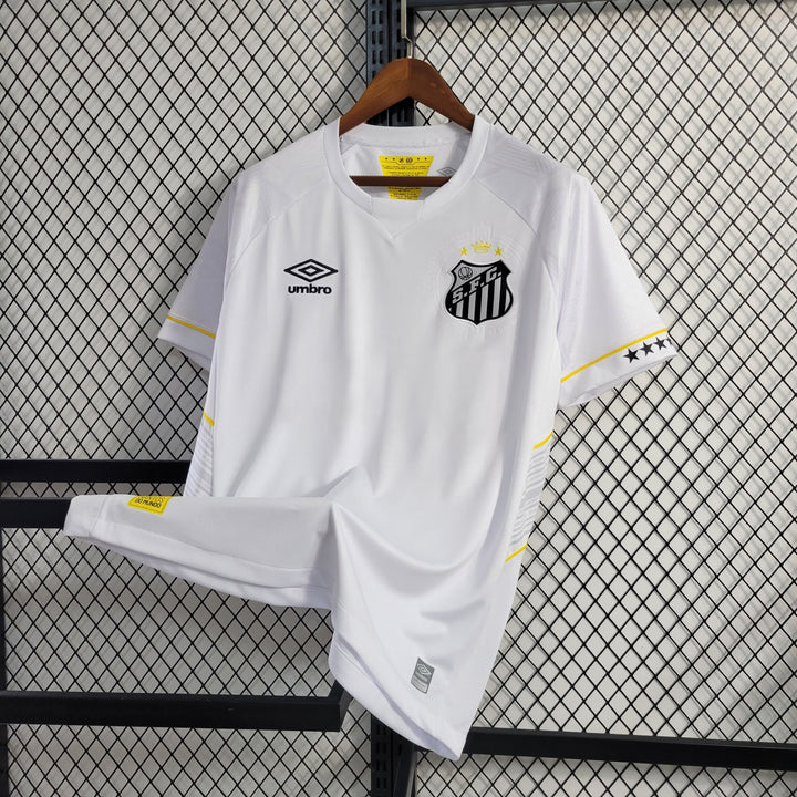 Camisa Santos Home 23/24 Torcedor Umbro Masculina - Branca