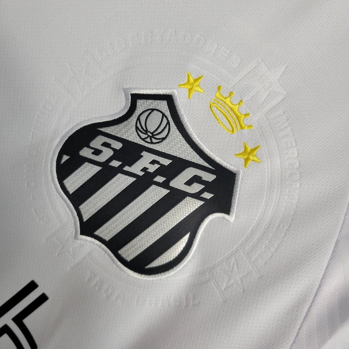 Camisa Santos Home 23/24 Torcedor Umbro Masculina - Branca