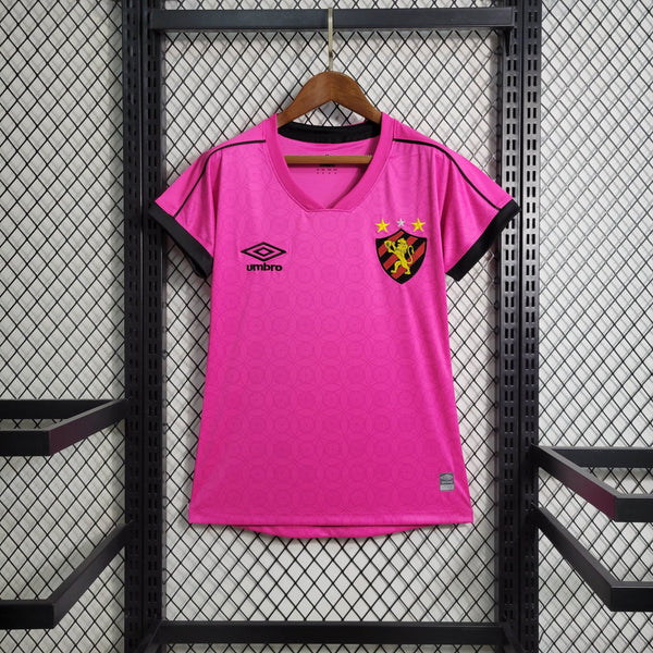 Camisa Bahia Away 23/24 Torcedor Umbro Feminina - Rosa