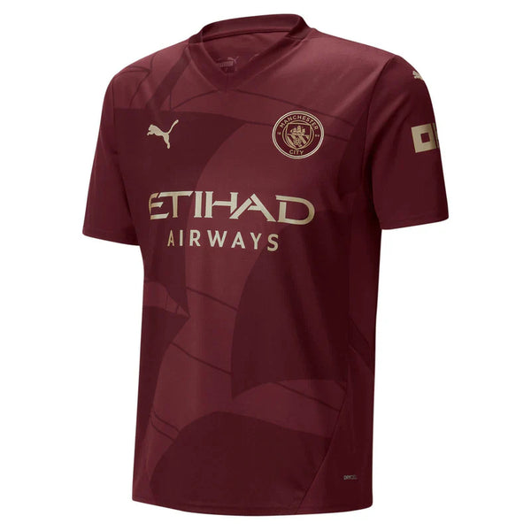 Camisa Manchester City Away 2024/25 Torcedor Puma Masculina - Vinho