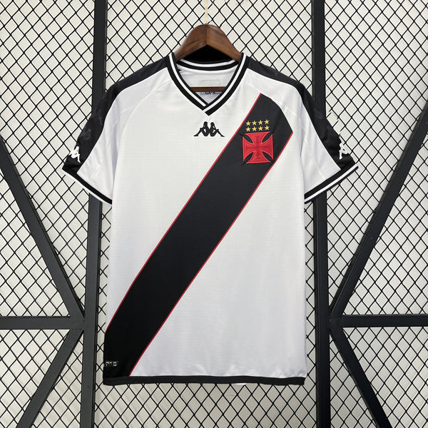 Camisa Vasco da Gama Away 23/24 Torcedor Kappa Masculina - Branca