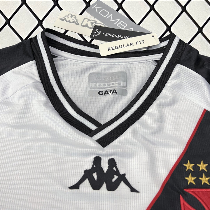 Camisa Vasco da Gama Away 23/24 Torcedor Kappa Masculina - Branca