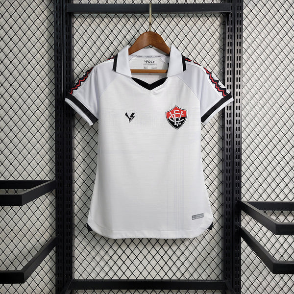 Camisa Vitória Away 23/24 Torcedor Feminina - Branca