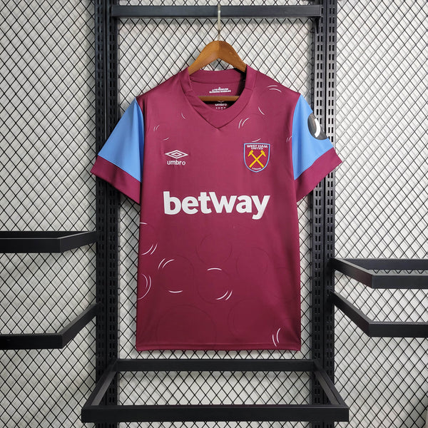 Camisa West Ham Home 2023/2024 Torcedor Umbro Masculino