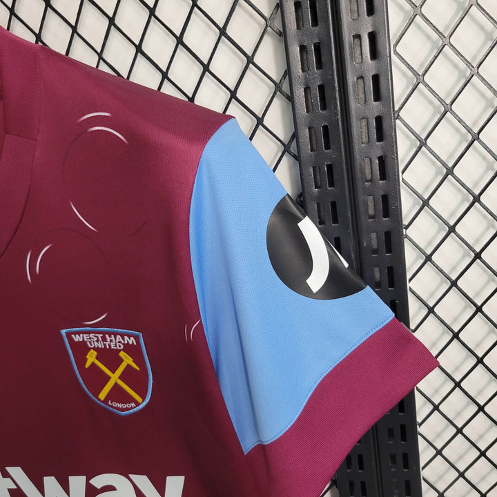 Camisa West Ham Home 2023/2024 Torcedor Umbro Masculino