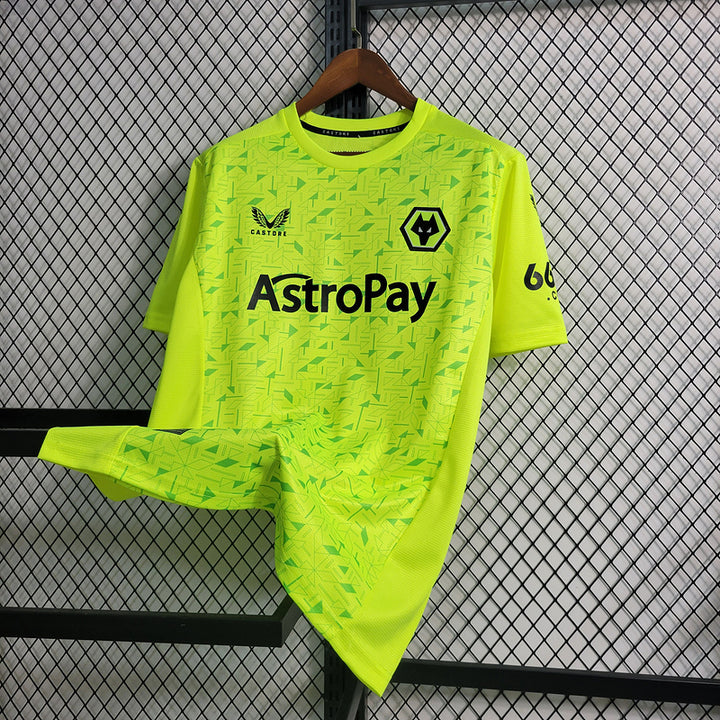 Camisa Wolves Away 23/24 Torcedor Castore Masculina - Verde