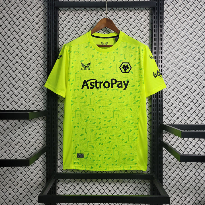 Camisa Wolves Away 23/24 Torcedor Castore Masculina - Verde