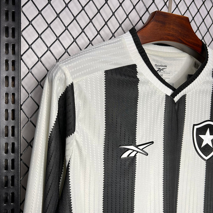 Camisa manga longa Botafogo 24/25 Preta e Branca 