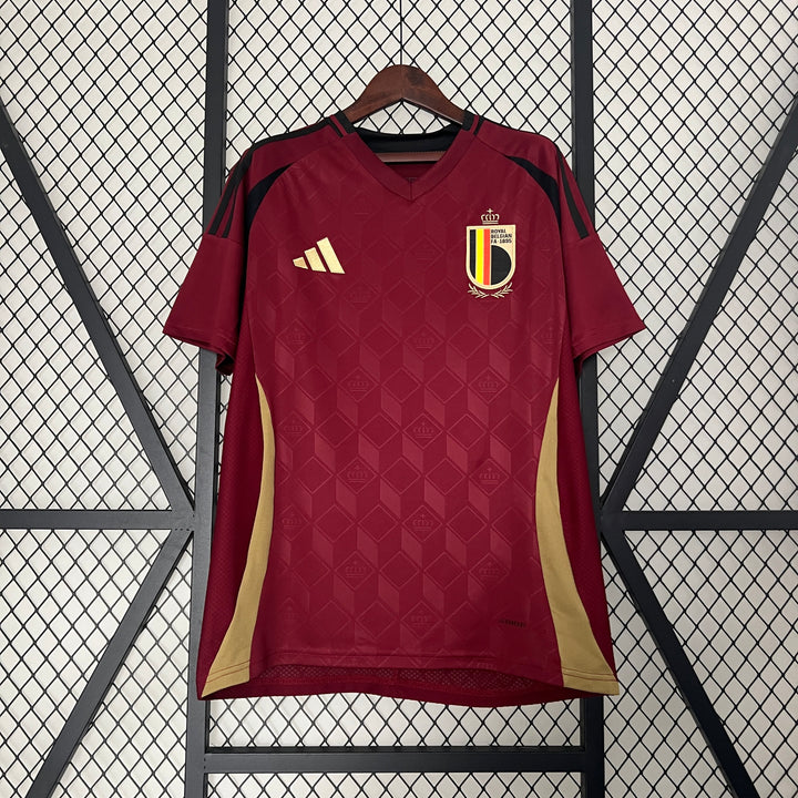 Camisa Bélgica Home 24/25 Torcedor Adidas Masculina - Vermelho