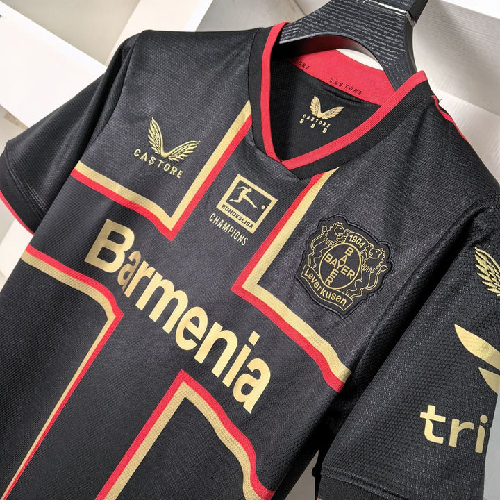 Camisa Bayer Leverkusen Preta Especial 2024/25 Masculina