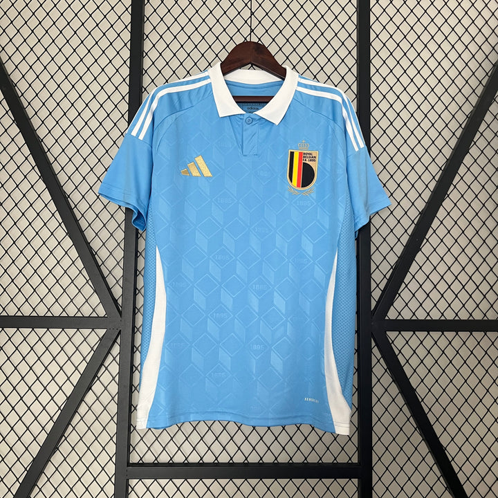 Camisa Bélgica Away 24/25 Torcedor Adidas Masculina - Azul Claro