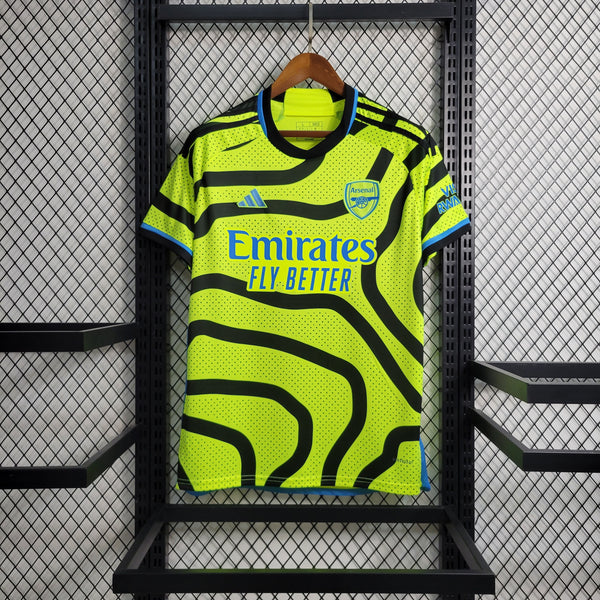 Camisa Arsenal Away II 23/24 - Masculina - Modelo Player - Verde-emirates-fly-better-arsenal-futebol