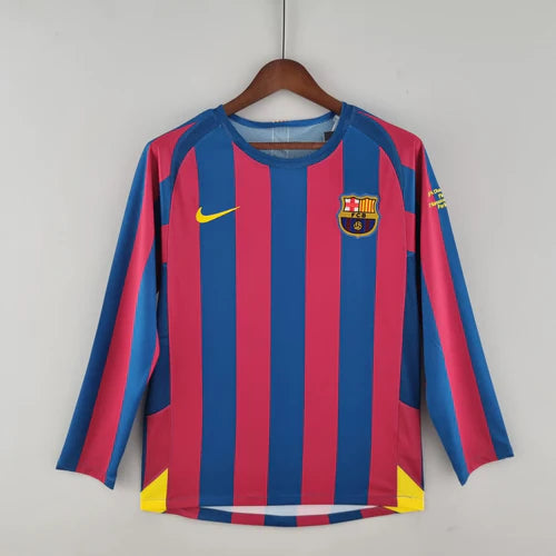 Camisa Retrô Barcelona 05/2006 | Manga Longa - Nike Masculina 