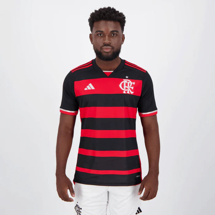 Camisa Flamengo Home 24/25 Torcedor Adidas Masculina - Vermelha