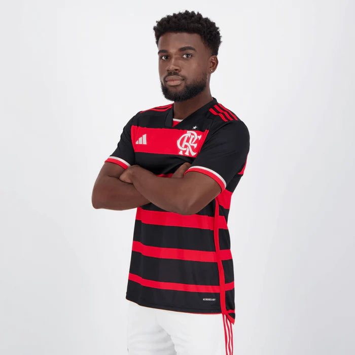 Camisa Flamengo Home 24/25 Torcedor Adidas Masculina - Vermelha