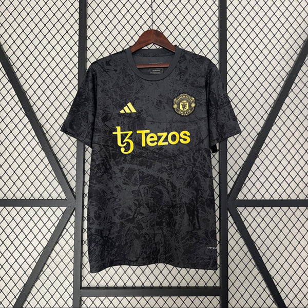 Camisa Manchester United Home 24/25 Torcedor Adidas Masculina - Preta