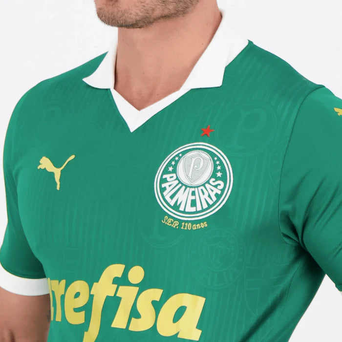 Camisa Palmeiras Home 24/25 Torcedor Puma Masculina - Verde