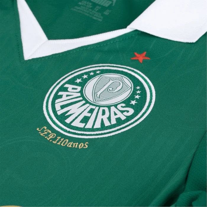 Camisa Palmeiras Home 24/25 Torcedor Puma Masculina - Verde