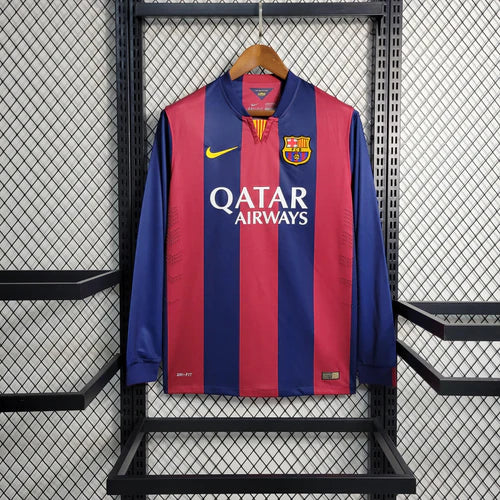 Camisa Retrô Barcelona 14/2015 | Manga Longa Nike Masculina