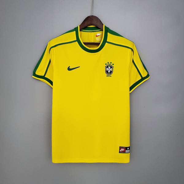 Camisa Seleção Brasileira Retrô 1998 | Nike Masculina - Amarela