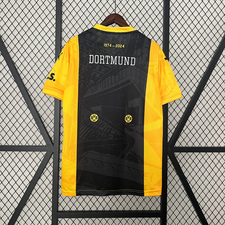 Camisa BORUSSIA DORTMUND | 24/2025 Torcedor Puma Masculina - Amarelo e Preto-Futebol-moda-masculino-roupa-BVB-REUS-PRIMEIRA-LINHA