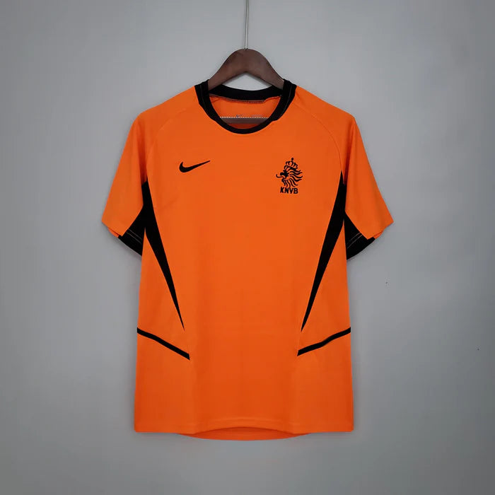 Camisa Holanda Retrô 2002 | Nike Masculina - Laranja