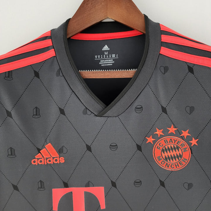 Camisa FC BAYER DE MÜNCHEN Terceiro Uniforme 23/24 Torcedor Adidas Masculina