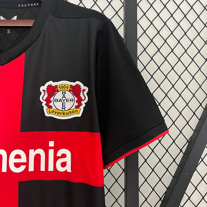 Camisa Bayer Leverkusen Home 23/24 Torcedor Masculino - Preto